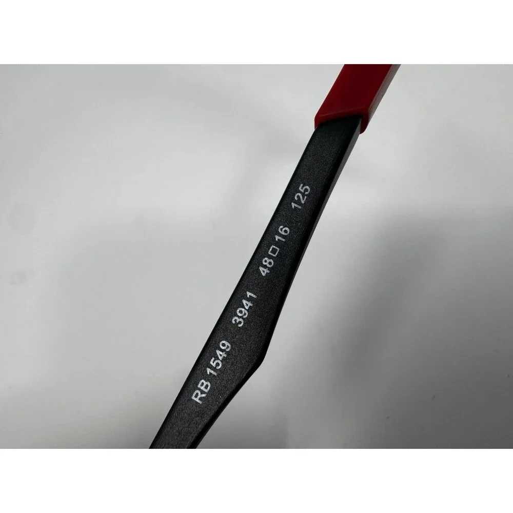 Ray-Ban RB1549 3941 Matte Black Red Eyeglass Frames 48-16-125 READ